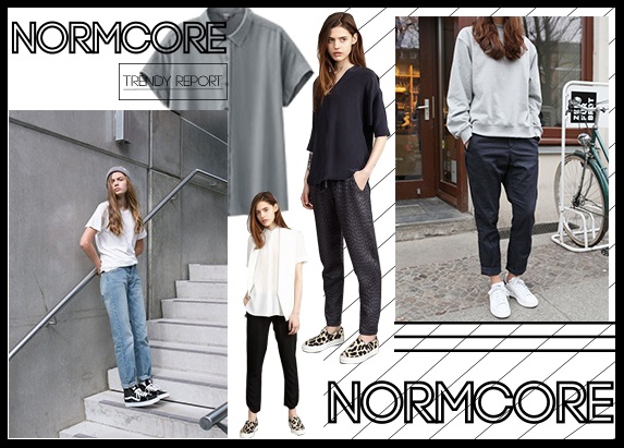 el estilo de la mujer en la tendencia normcore